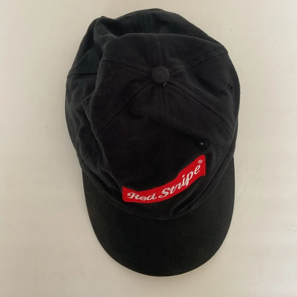 Red Stripe Baseball Hat OSFM
